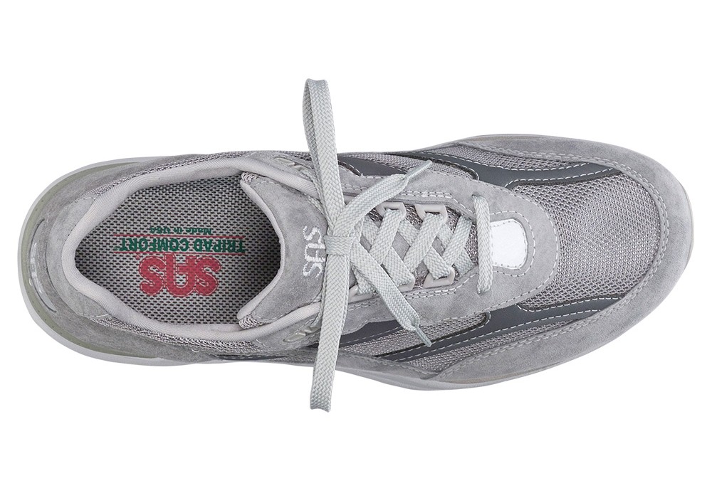 JOURNEY Mesh Gray Tennis - SAS Shoes