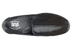 dream black snake slip on sas shoes