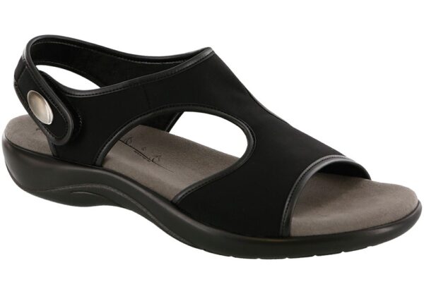 harmony black womens sandal sas shoes