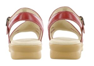 huarache red leather sandal sas shoes