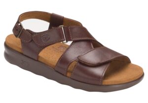 huggy cinnamon leather sandal sas shoes