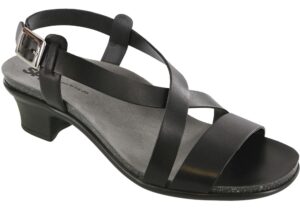 nouveau black leather sandal sas shoes
