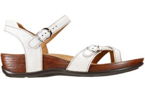 pampa womens pearl white leather sandal sas shoes