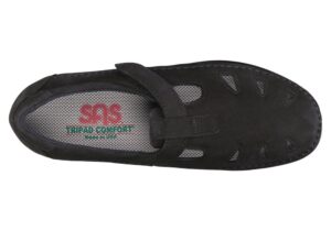 roamer charcoal leather slip on sas shoes