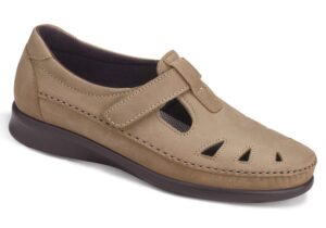 roamer sage leather slip on sas shoes
