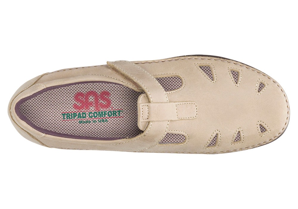 roamer sage leather slip on sas shoes