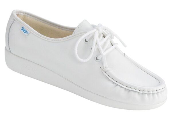 siesta white leather oxford sas shoes