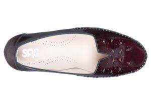 sonyo bordo patent leather slip on sas shoes