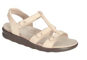 sorrento linen leather sandal sas shoes