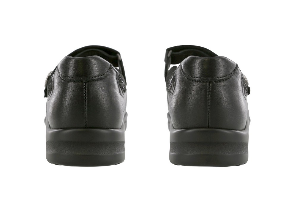 step out black slip on mary jane sas shoes