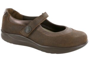 step out brown slip on mary jane sas shoes