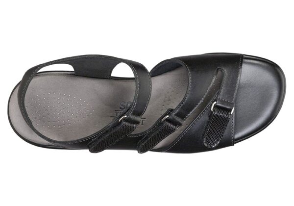 tabby black leather sandal sas shoes