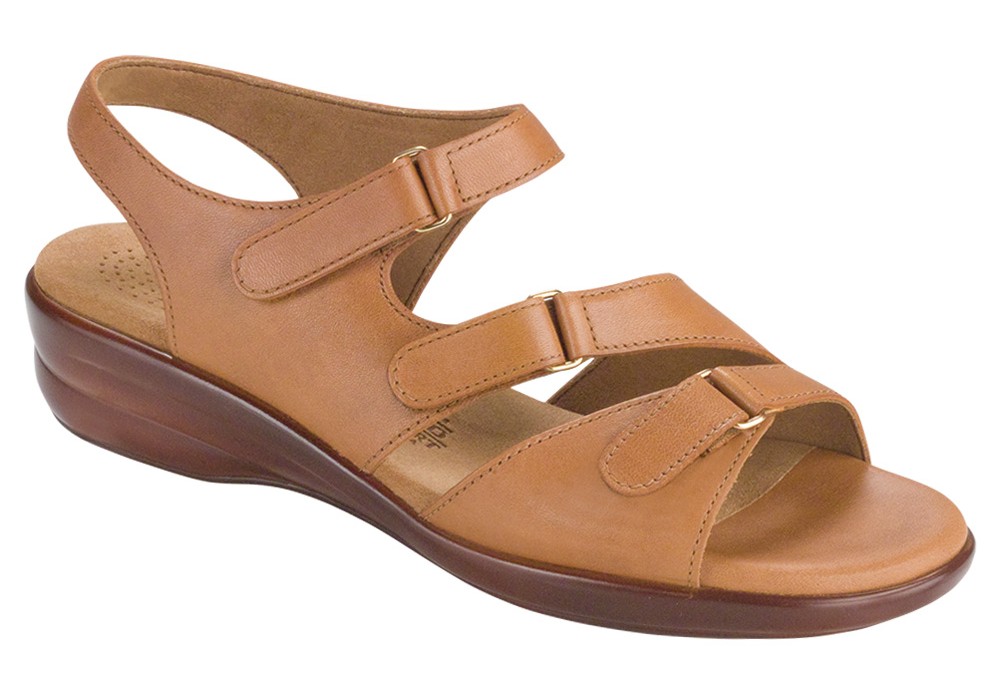 tabby caramel leather sandal sas shoes