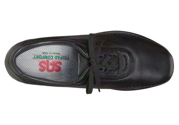 traveler black leather tennis active sas shoes